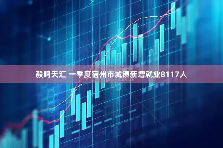 毅鸣天汇 一季度宿州市城镇新增就业8117人